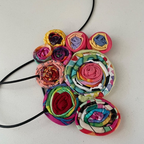 Ficklesticks Millefiori Bib Necklace - Picture 4 of 6